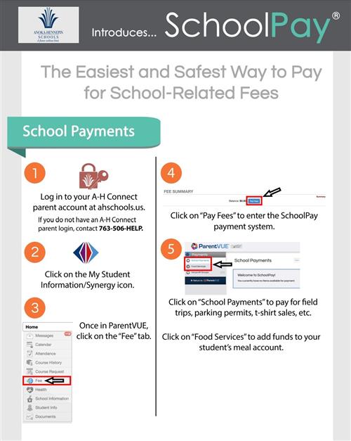 Schoolpay directions 